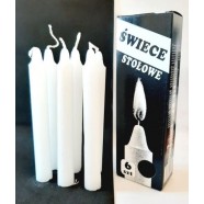 Свічки парафінові, столові, Vins, Україна, 6шт